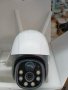 Соларна безжична въртяща се камера 4G 5MP работи с СИМ SIM карта интернет, мобилни данни от тел. опе, снимка 3