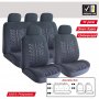 3000053810 Комплект калъфи за предни и задни седалки "Road Master"" черни 11части FUND210, снимка 2