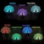 Холограмна 3D LED лампа Паун-дистанционно управление 16 цвята+други режими на управление, снимка 6