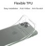 Ултра тънък силиконов калъф за iPhone 15 Pro, T-65, Прозрачен, снимка 3