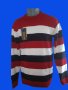 Цветен пуловер за мъже на райета, снимка 1 - Пуловери - 43209552