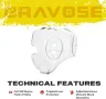 BRAVOSE Elite 2.0 Boxing Headguard Професионална шапка за бокс, тренировки, спаринг и бойни изкуства, снимка 4