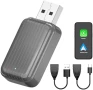 Нов Безжичен CarPlay Android Auto Адаптер USB Bluetooth за кола автомобил, снимка 1