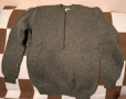 Половер вълнен сив с цип, снимка 1