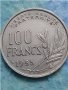 100 франка Франция 1955, снимка 1 - Нумизматика и бонистика - 32237348