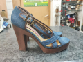 Страхотни дамски обувки с ток Pepe Jeans 37 номер, снимка 1 - Дамски обувки на ток - 36386804