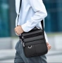 Мъжка делова и практична кожена чанта /Универсална-черна и кафява естест. кожа!, снимка 6