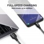 AVIWIS USB C кабел, найлоновa oплетка, кабел за бързо зареждане - 200 см, снимка 2