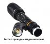 Мощен акумулаторен метален CREE LED T6 фенер със зуум функция, снимка 6