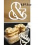 Символ и & Амперсанд пластмасов резец форма фондан тесто бисквитки, снимка 1 - Форми - 26736867