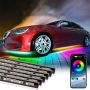 RGB LED Ленти за Под Купето на Автомобил APP 90/120 см Neon 12V, снимка 2