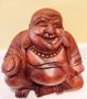 Масивна дървена фигура Буда, подарък сувенир декорация, ръчна изработка, снимка 5