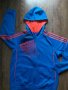 adidas - страхотно мъжко горнище КАТО НОВО 100% оригинал отлично състояние точни размери дължина , снимка 5