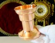 Масивна медна чаша 260 гр. , снимка 3