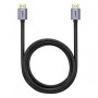 Кабел HDMI - HDMI 2м Ver:2.0 4K 60Hz Baseus WKGQ020201 High Definition Черен Cable HDMI M - HDMI M, снимка 1 - USB кабели - 38557839