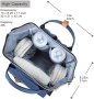 Нова удобна чанти за пелени Раница за детска количка с термо джобове, снимка 3