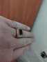 Мъжки пръстен благородна стомана позлатен златен цвят !, снимка 6