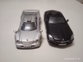 Mercedes CLK GTR 1:26 и Mercedes SLK 1:24, Maisto, Lamborgini Sesto Elemento, Motormax 1:24 , снимка 1
