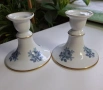 Два порцеланови свещника със забележка-Швеция, снимка 1