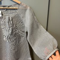 Нов сет от ефирна блуза и жилетка с коланче Gap, р-р S, снимка 4 - Блузи с дълъг ръкав и пуловери - 43633677