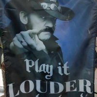 Lemmy- Play it LOUDER you Bastards flag, снимка 1 - Китари - 43075122