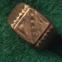 Пръстен стар бронзов 10312, снимка 1 - Колекции - 33475897