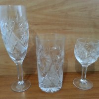кристални чаши за вино руски кристал, снимка 11 - Антикварни и старинни предмети - 25450012