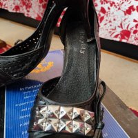 Сандали на ток, снимка 4 - Дамски обувки на ток - 37555600