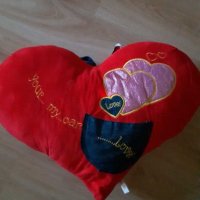 Плюшено сърце  за св. Валентин , снимка 1 - Романтични подаръци - 27818358