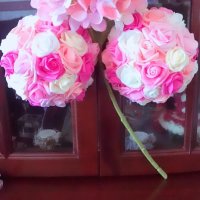 Топки от постоянни рози за сватба,кръщене,годеж,моминско парти,Свети Валентин, снимка 4 - Изкуствени цветя - 27882857