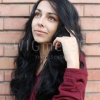 Дълга черна перука на вълни Ливия, снимка 6 - Аксесоари за коса - 38330725