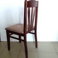 Трапезен стол Лале цвят орех / 771220, снимка 2 - Столове - 44045081