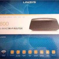 Linksys E2500 Dual-Band WiFi Router, безжичен рутер в отлично състояние, снимка 5 - Рутери - 38575686