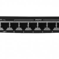 8 Port Poe Switch 6 + 2 Ports DC Мрежови IP Камери NVR LSPOE-06120A 8 Порт Суич от които 6 порта POE, снимка 1 - IP камери - 28567738
