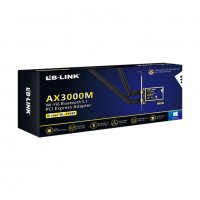 Безжичен мрежов адаптер LB-LINK BL-X50BT, PCI-E, 2400Mbps, Bluetooth, 2.4/5Ghz, 2 x 6dBi, снимка 6 - Мрежови адаптери - 37450293