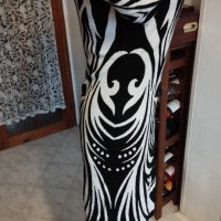 TUZZI елегантна дамска рокля в черно и бяло, снимка 7 - Рокли - 43297084