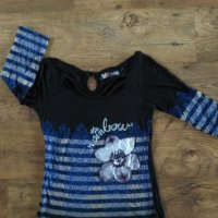 Desigual - страхотна дамска блуза , снимка 4 - Блузи с дълъг ръкав и пуловери - 39564619