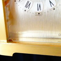 Настолен месингов часовник,Западна Германия., снимка 4 - Антикварни и старинни предмети - 27710769