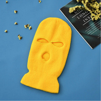  Зимна шапка маска - Yellow Balaclava , снимка 3 - Шапки - 36479147