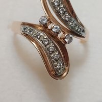 Златен руски пръстен , снимка 1 - Пръстени - 44117406