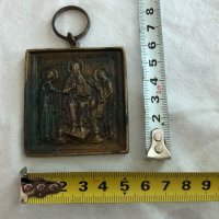 стара бронзова икона, снимка 2 - Антикварни и старинни предмети - 26895204