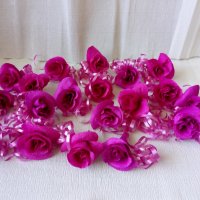 Розички с панделка за украса на маса, снимка 1 - Изкуствени цветя - 26870652
