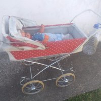 Стара българска детска количка, снимка 6 - Кукли - 32351179