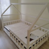 Детско легло тип къщичка, снимка 2 - Мебели за детската стая - 39081428