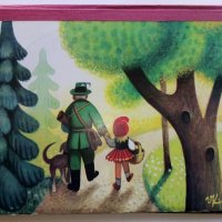 Панорамна книжка "Малката Червена Шапчица" - 1979г., снимка 9 - Детски книжки - 44095519