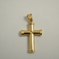 нова златна висулка кръст С 44414-2, снимка 1 - Колиета, медальони, синджири - 39880757