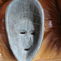 Африканска маска Чокве от Ангола, снимка 4 - Антикварни и старинни предмети - 43113096