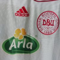 Denmark Adidas оригинална футболна тениска фланелка Дания Национален отбор, снимка 2 - Тениски - 40181045