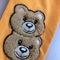 🐻 Плътен комплект Sweet Bears в червено🐻 3-6 м, 6-9 м, 9-12 м., снимка 2 - Комплекти за бебе - 38541236
