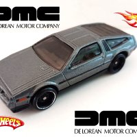 Hot Wheels DMC DeLorean, Silver/Gray Made in Malaysia, снимка 1 - Колекции - 41684005